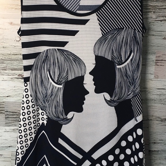 Go Go Girl Style Patterned Dress - Picture 3 of 6